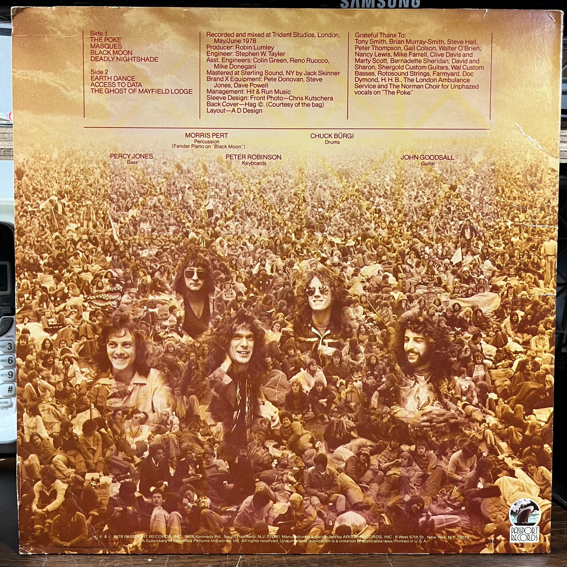 Masques (LP) | Near Mint (NM) Very Good Plus (VG+) - ROCK / USED *NEAR MINT*