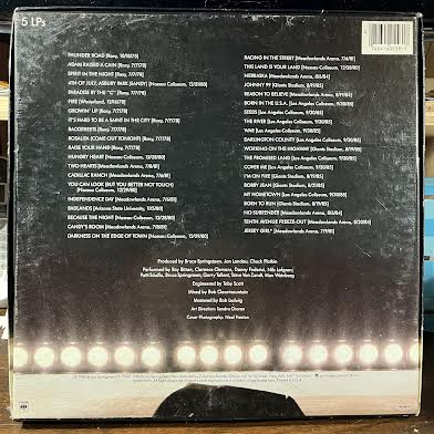 Live / 1975-85 (5xVINYL BOX) | Near Mint (NM or M-) Very Good Plus (VG+) - ROCK / USED *NEAR MINT*