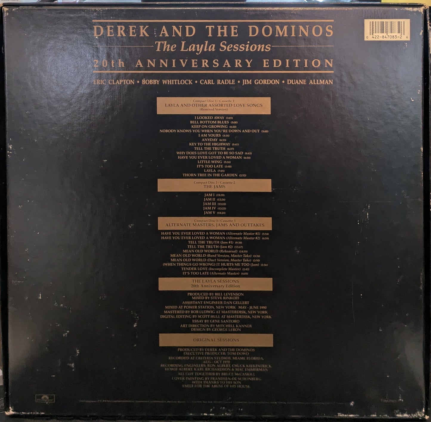 The Layla Sessions (3xCD BOX) | Near Mint (NM) Excellent (EX) - ROCK / USED *NEAR MINT*