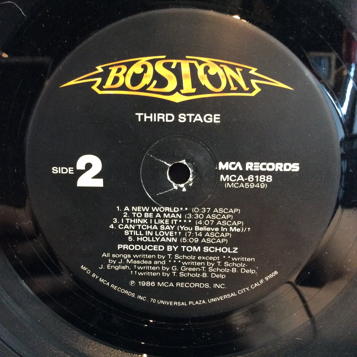 Third Stage (VINYL) | Very Good Plus (VG+) Very Good Plus (VG+) - ROCK / USED *VERY GOOD+*