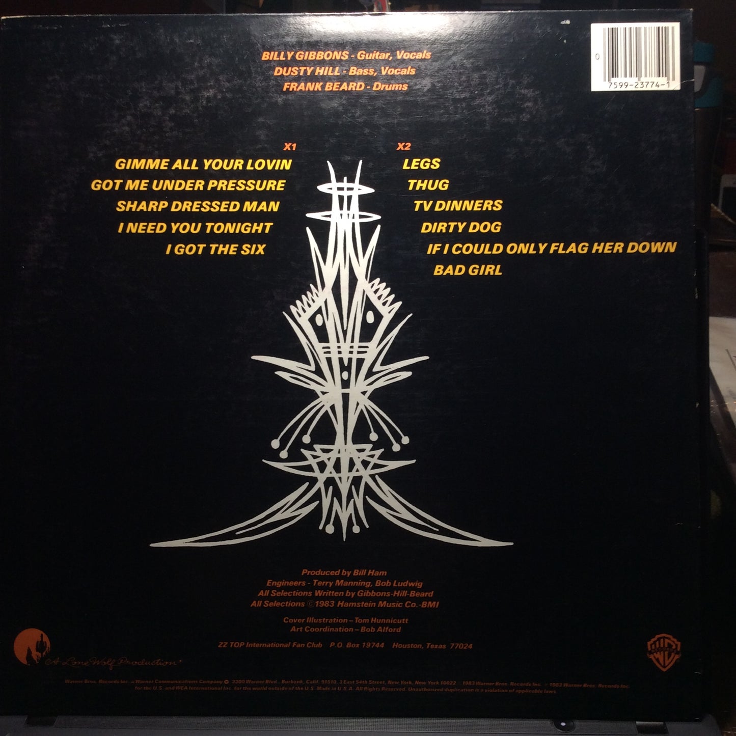Eliminator (VINYL) | Very Good Plus (VG+) Excellent (EX) - ROCK / USED *VERY GOOD+*