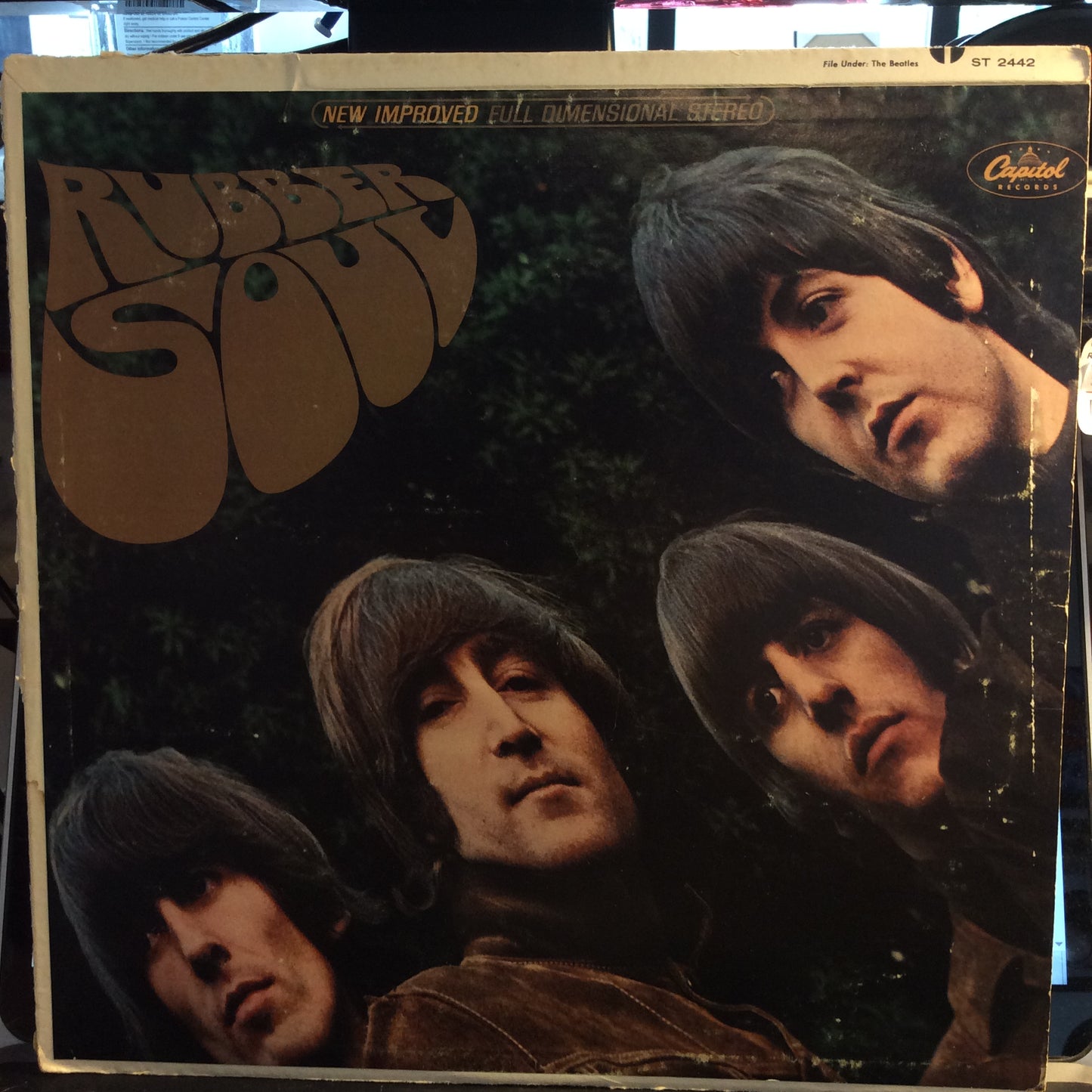 Rubber Soul (VINYL) | Very Good Plus (VG+) Very Good (VG) - ROCK / USED *VERY GOOD+*