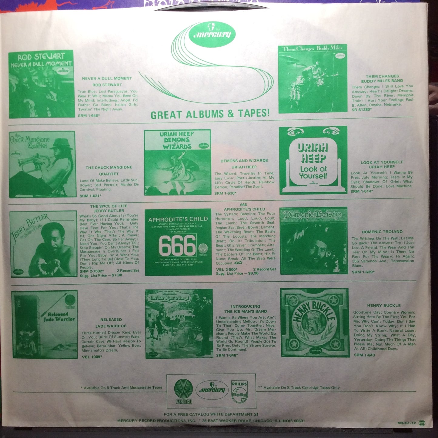The Magician's Birthday (VINYL) | Very Good Plus Plus (VG++) Very Good Plus (VG+) - ROCK / USED *VERY GOOD++*