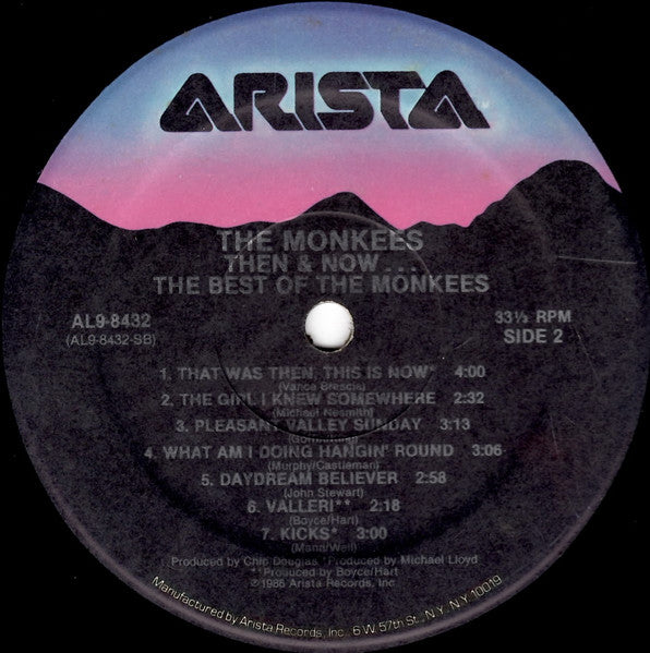 Then & Now... The Best Of The Monkees (VINYL) | Very Good Plus (VG+) Excellent+ (EX+) - ROCK / USED *VERY GOOD+*