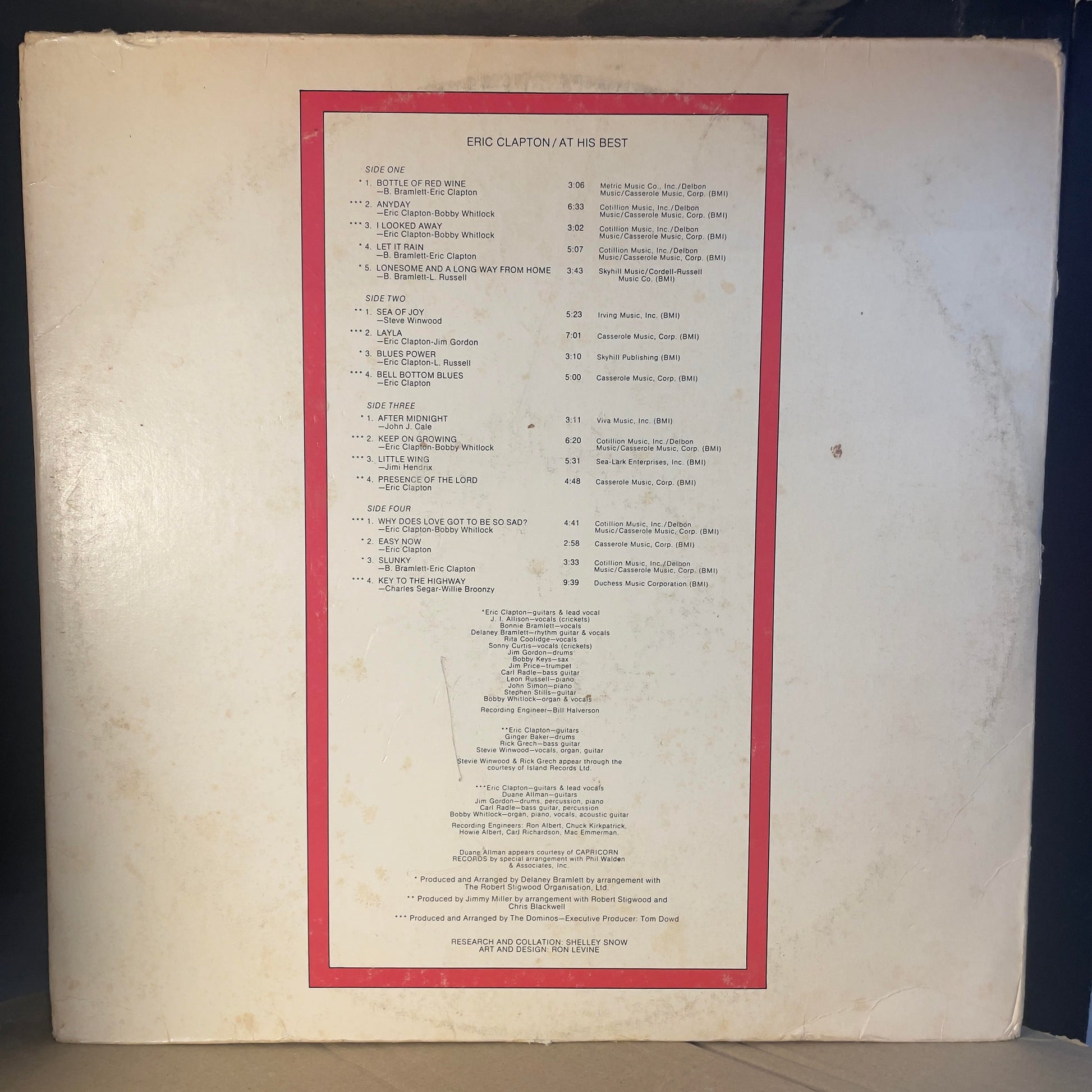 At His Best (2xVINYL) | Very Good Plus Plus (VG++) Very Good (VG) - ROCK / USED *VERY GOOD++*