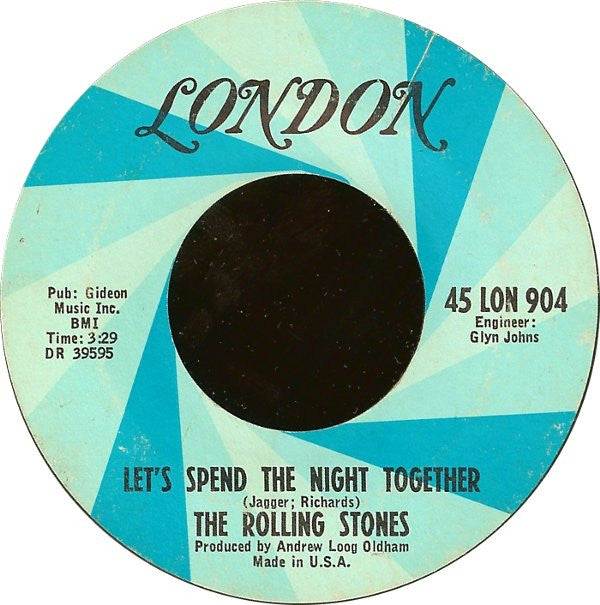 Let's Spend The Night Together / Ruby Tuesday | Very Good Plus (VG+) Very Good Plus (VG+)