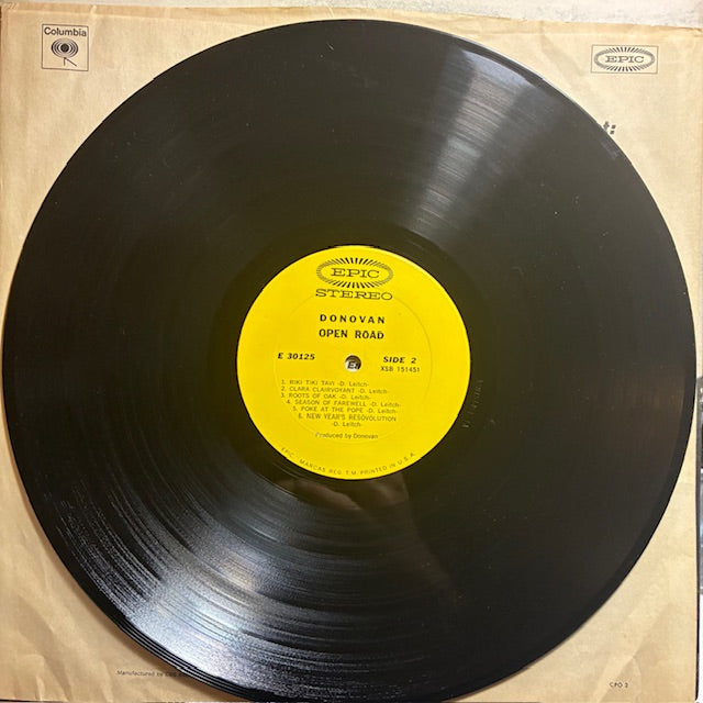 Open Road (VINYL) | Very Good Plus (VG+) Very Good Plus (VG+) - ROCK / USED *VERY GOOD+*