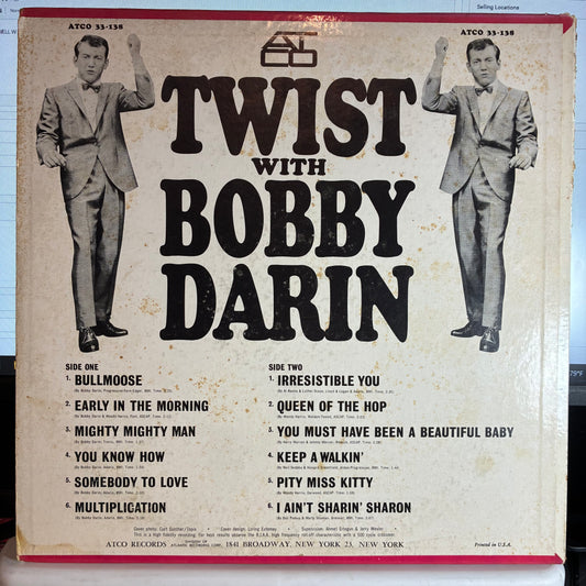 Twist With Bobby Darin (VINYL) | Very Good Plus (VG+) Very Good (VG) - ROCK / USED *VERY GOOD+*