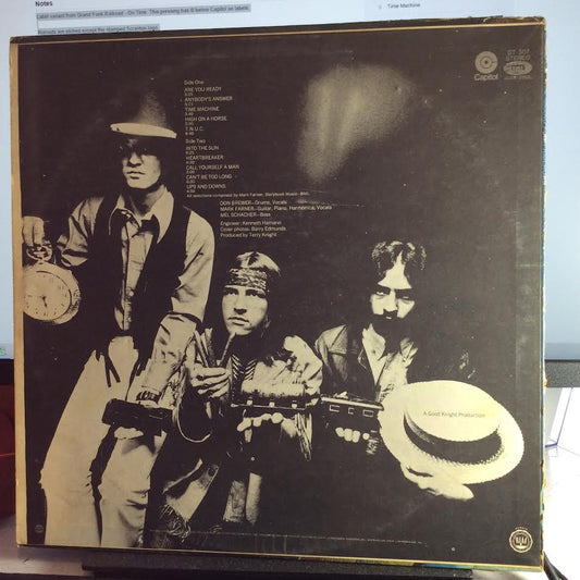 Grand Funk Railroad - On Time ( VINYL LP ST-307) | USED Very Good Plus (VG+) Very Good (VG) - ROCK / USED *VERY GOOD+*