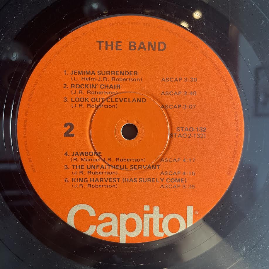 The Band - The Band (VINYL) | VERY GOOD PLUS PLUS (VG++) Very Good Plus (VG+) - ROCK / USED *VERY GOOD++*