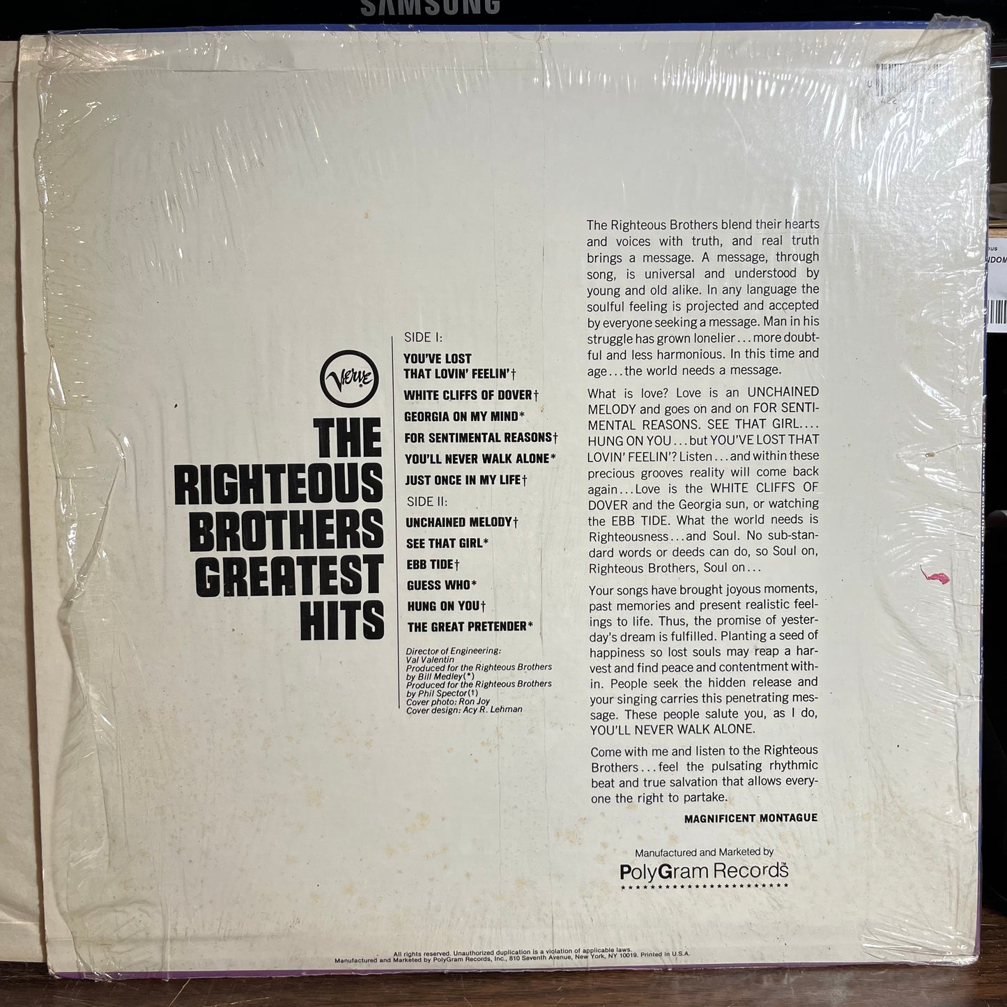 Greatest Hits (VINYL) | Very Good Plus Plus (VG++) Excellent+ (EX+) - ROCK / USED *VERY GOOD++*