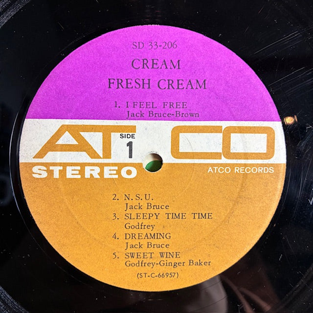 Fresh Cream (VINYL) | Very Good Plus (VG+) Very Good Plus (VG+) - ROCK / USED *VERY GOOD+*
