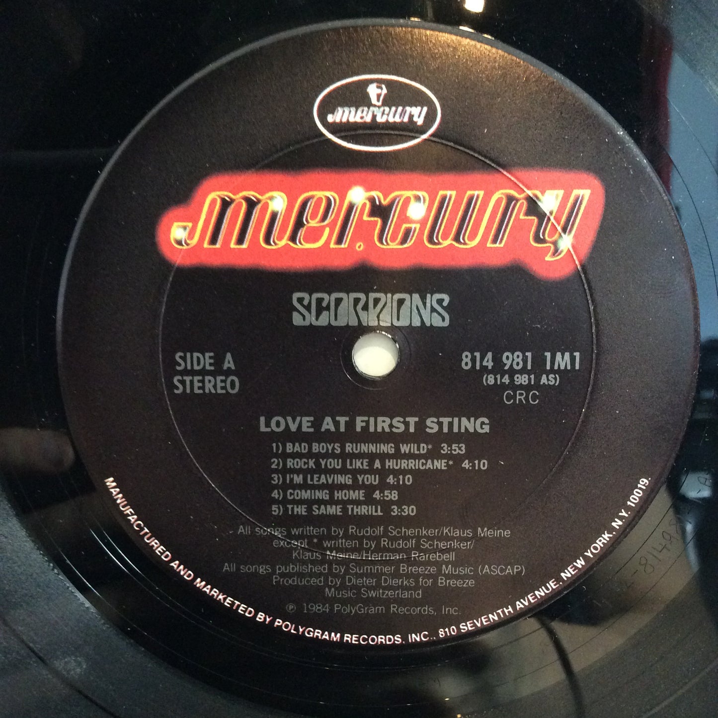 Love At First Sting (VINYL) | Very Good Plus (VG+) Excellent+ (EX+) - ROCK / USED *VERY GOOD+*