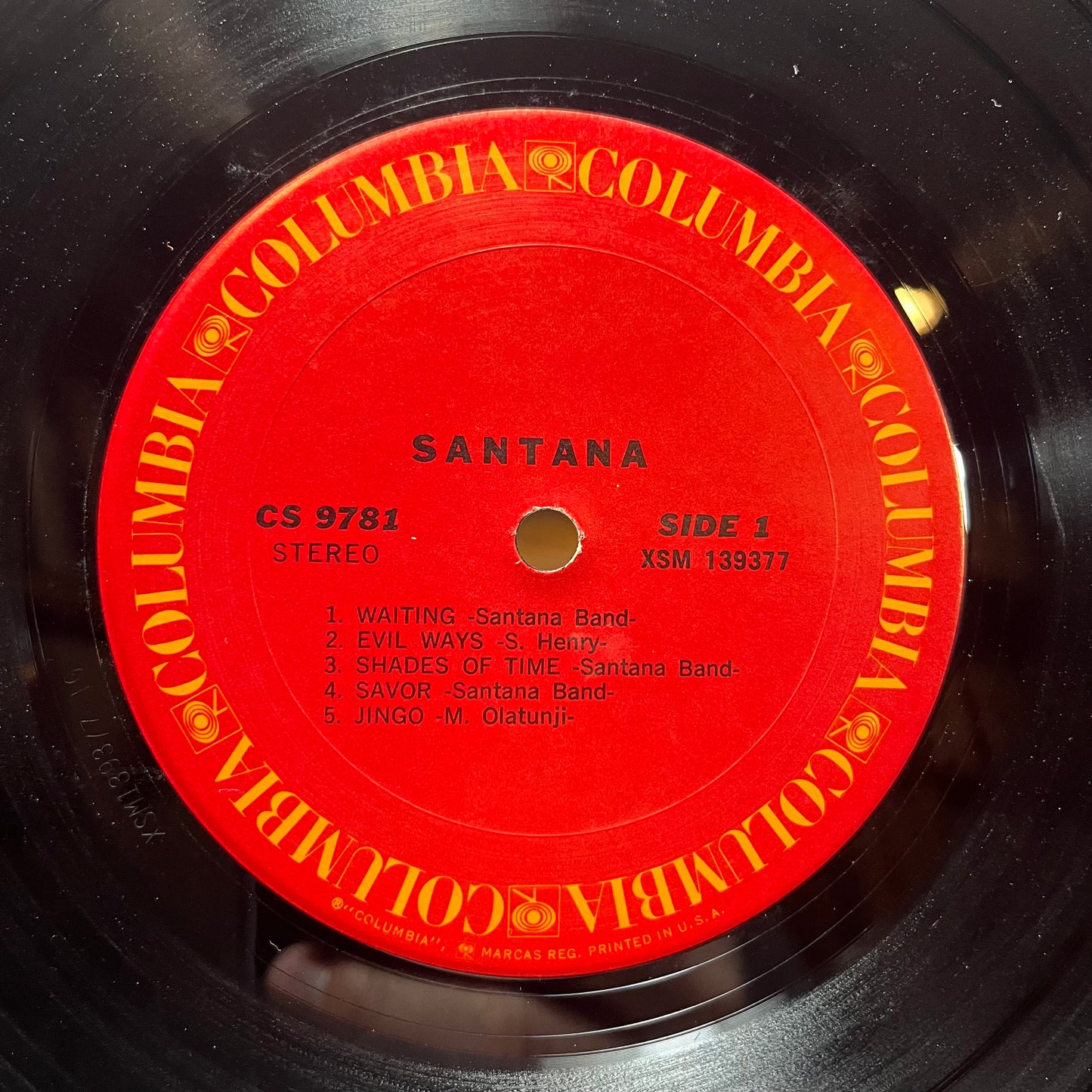 Santana (VINYL) | Very Good Plus (VG+) Very Good Plus (VG+) - ROCK / USED *VERY GOOD+*
