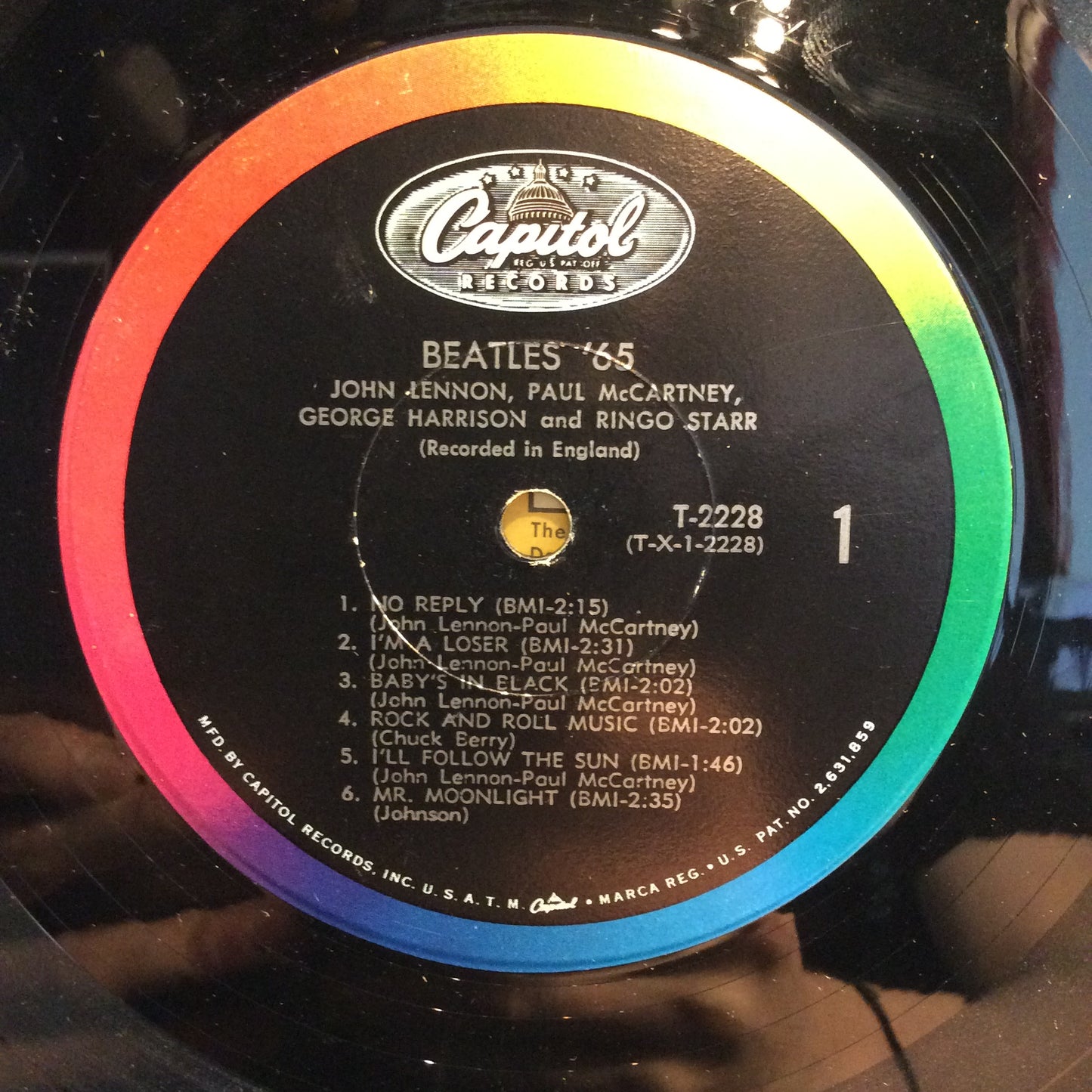 Beatles '65 (VINYL) | Very Good Plus (VG+) Very Good (VG) - ROCK / USED *VERY GOOD+*