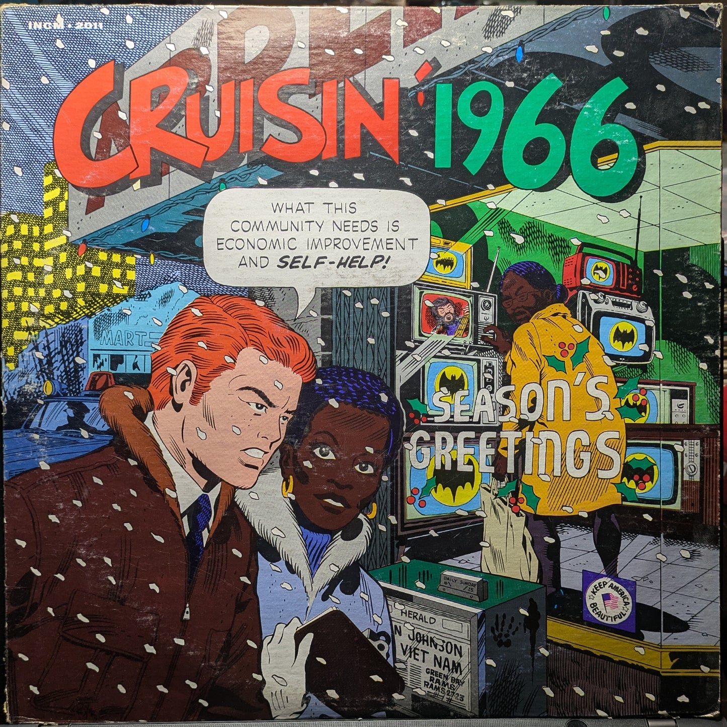 Cruisin' 1966 (VINYL) | Very Good Plus Plus (VG++) Very Good (VG) - ROCK / USED *VERY GOOD++*