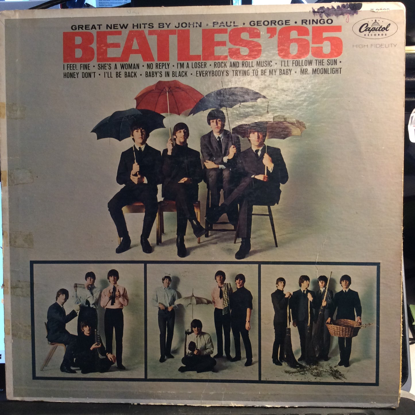 Beatles '65 (VINYL) | Very Good Plus (VG+) Very Good (VG) - ROCK / USED *VERY GOOD+*