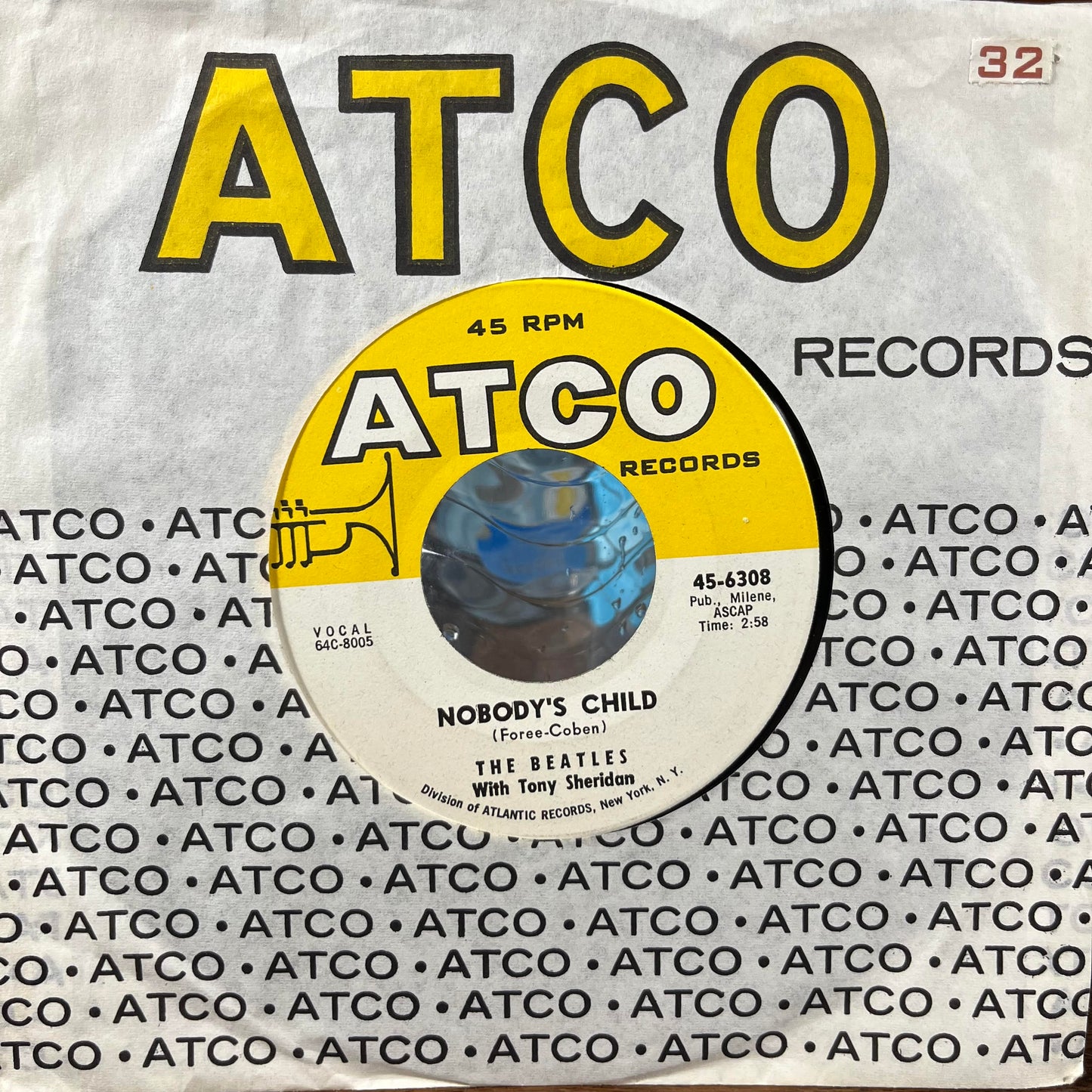 Ain't She Sweet / Nobody's Child (7" VINYL) | Very Good Plus Plus (VG++) Near Mint (NM or M-) - ROCK / USED *VERY GOOD++*