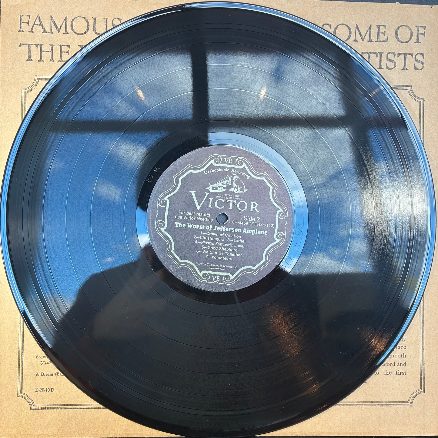 The Worst Of Jefferson Airplane (VINYL) | Very Good Plus (VG+) Excellent+ (EX+) - ROCK / USED *VERY GOOD+*