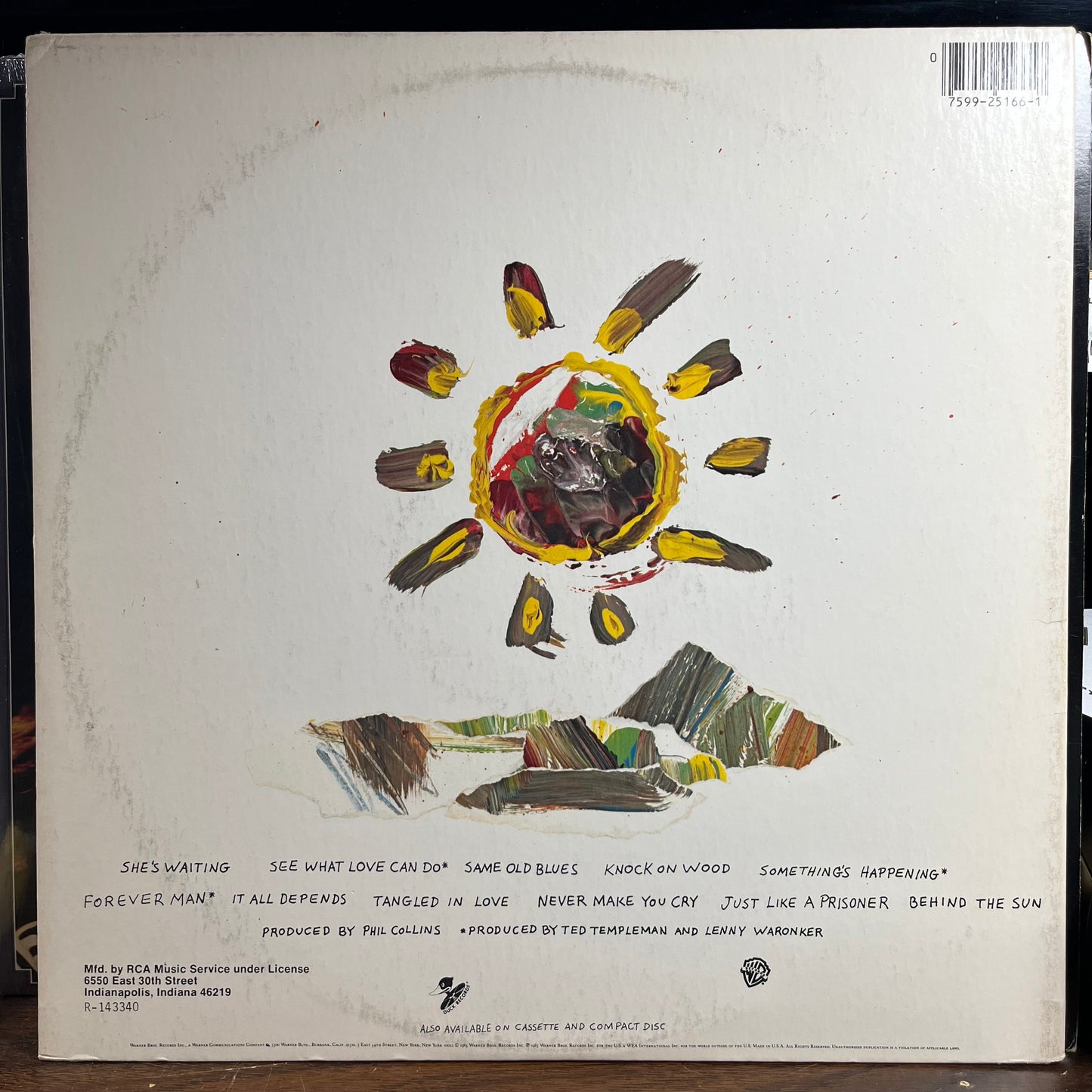 Behind The Sun (VINYL) | Very Good Plus Plus (VG++) Very Good Plus Plus (VG++) - ROCK / USED *VERY GOOD++*