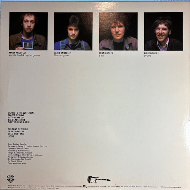 Dire Straits (VINYL) | Very Good Plus (VG+) Excellent (EX) - ROCK / USED *VERY GOOD+*