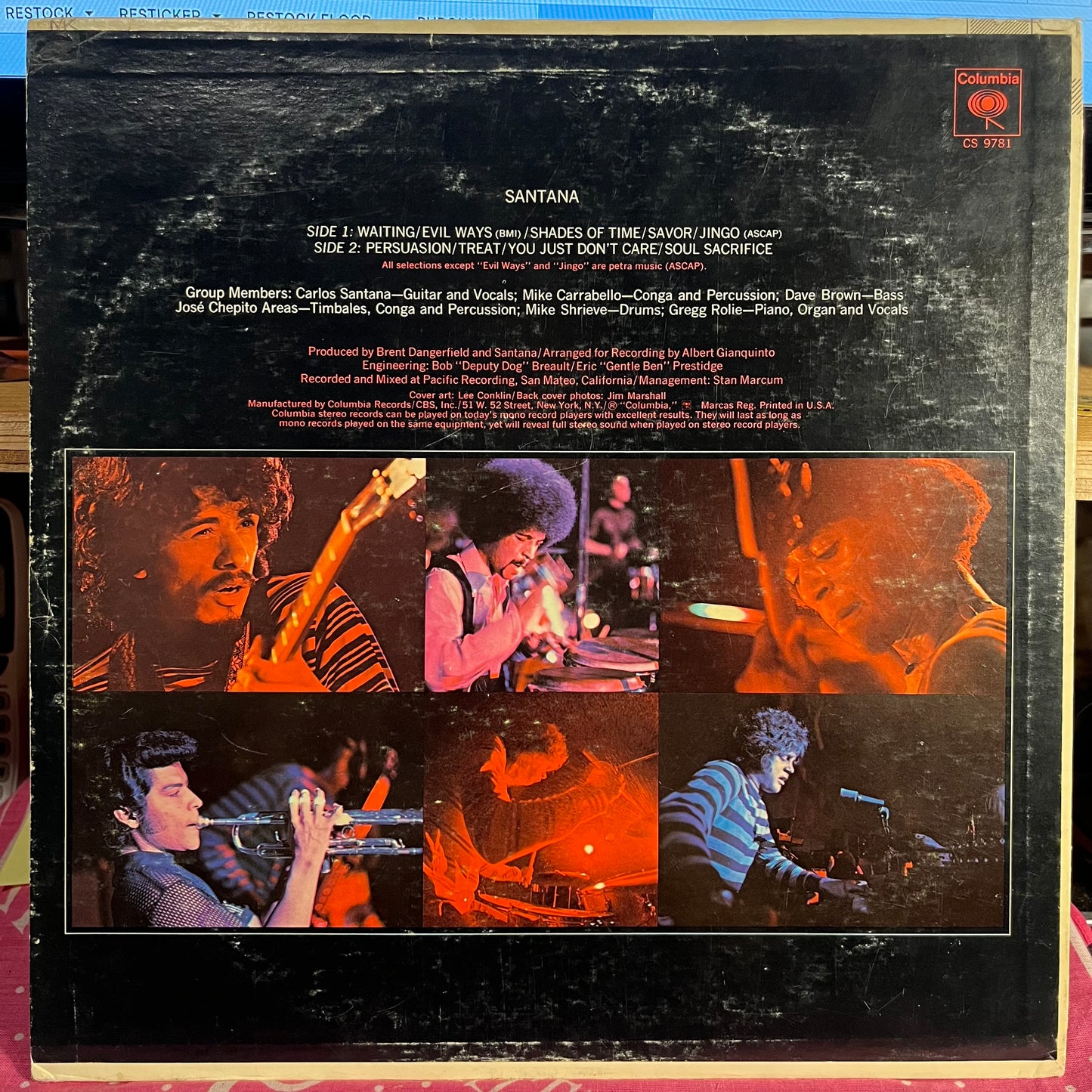 Santana *SANTA MARIA* | Very Good Plus (VG+) Very Good Plus (VG+)