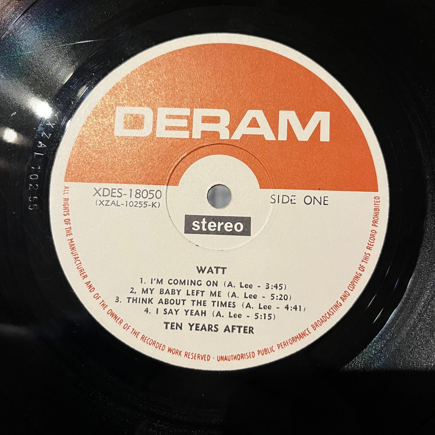 Ten Years After - Watt | Very Good Plus (VG+) Very Good Plus (VG+) - ROCK / USED *VERY GOOD++*