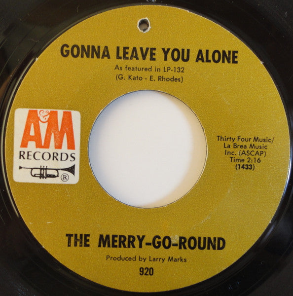 Listen, Listen! / Gonna Leave You Alone (7" VINYL) | Very Good Plus Plus (VG++) Generic - ROCK / USED *VERY GOOD++*