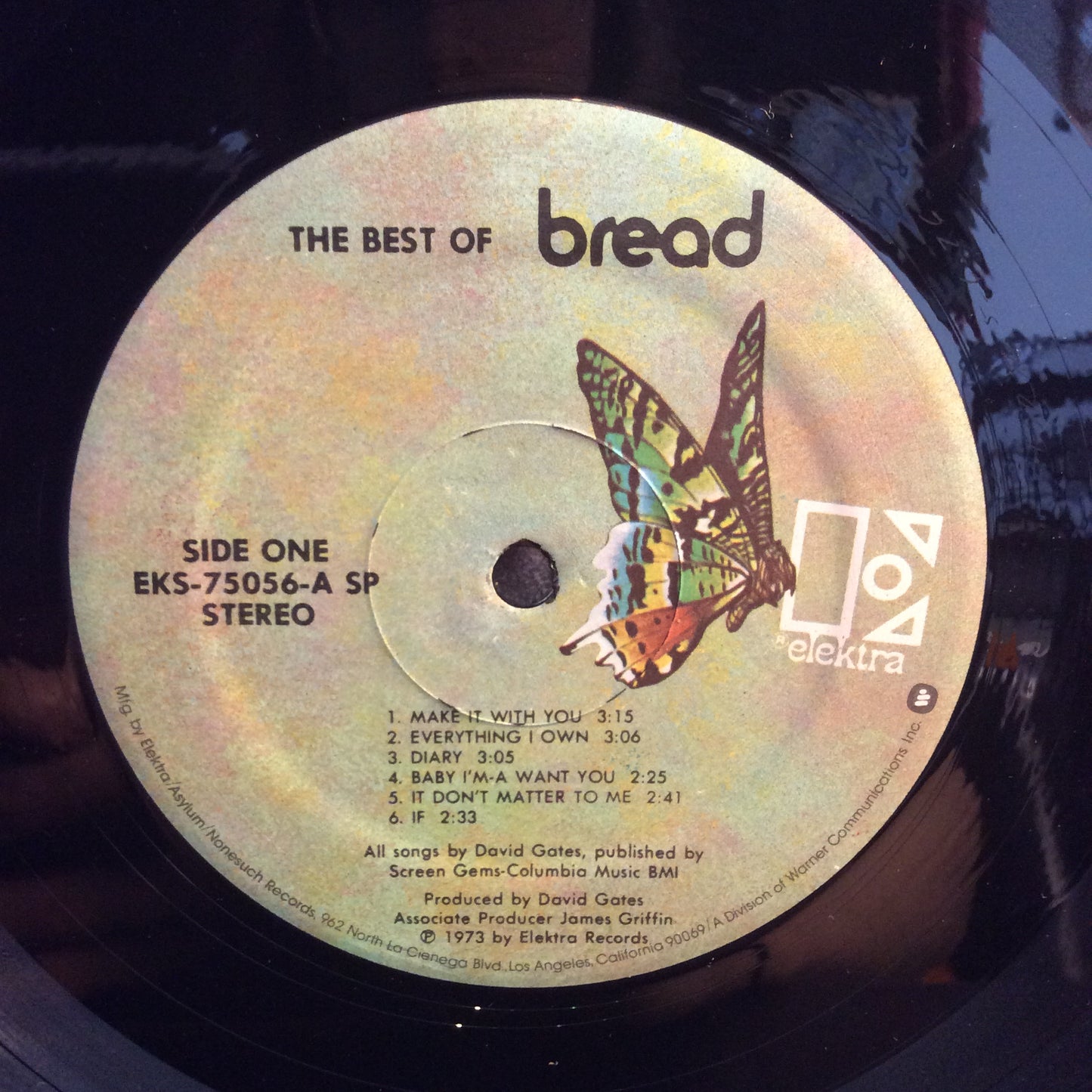 The Best Of Bread (VINYL) | Very Good Plus (VG+) Excellent+ (EX+) - ROCK / USED *VERY GOOD++*