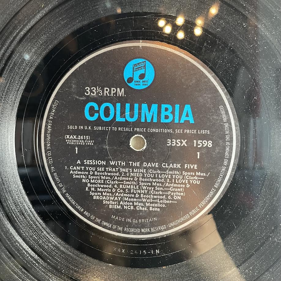 The Dave Clark Five - Session With The Dave Clark Five (VINYL) | Very Good Plus (VG+) Excellent+ (EX+) - ROCK / USED *VERY GOOD+*