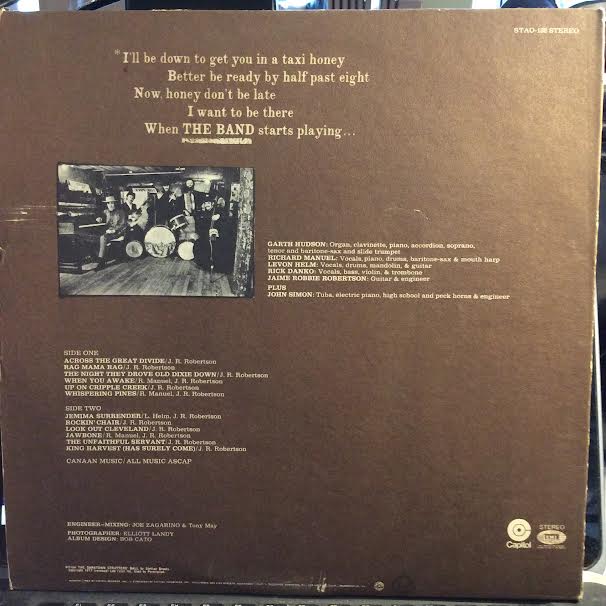 The Band (VINYL) | Very Good Plus (VG+) Near Mint (NM or M-) - ROCK / USED *VERY GOOD+*