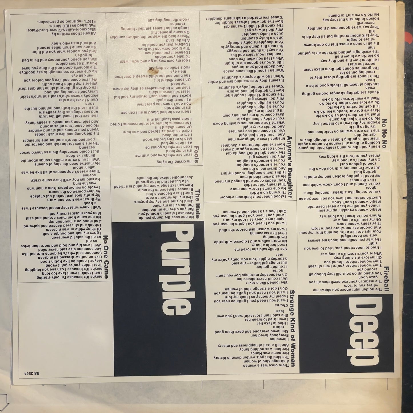 Fireball (VINYL) | Very Good Plus (VG+) Very Good (VG) - ROCK / USED *VERY GOOD+*
