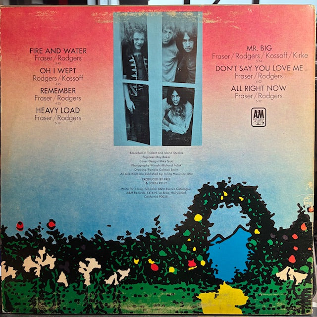 Fire And Water (VINYL) | Very Good Plus (VG+) Very Good Plus (VG+) - ROCK / USED *VERY GOOD+*