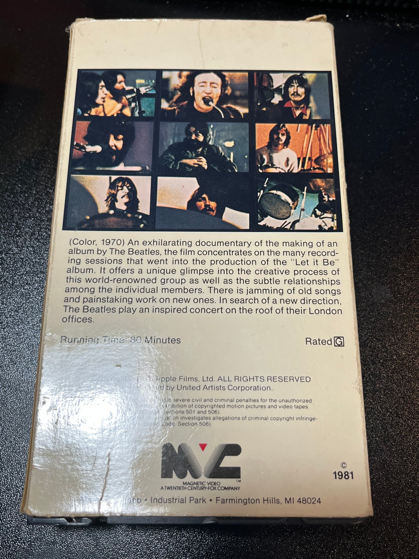 Let It Be (VHS TAPE) | - ROCK / USED *VERY GOOD+*