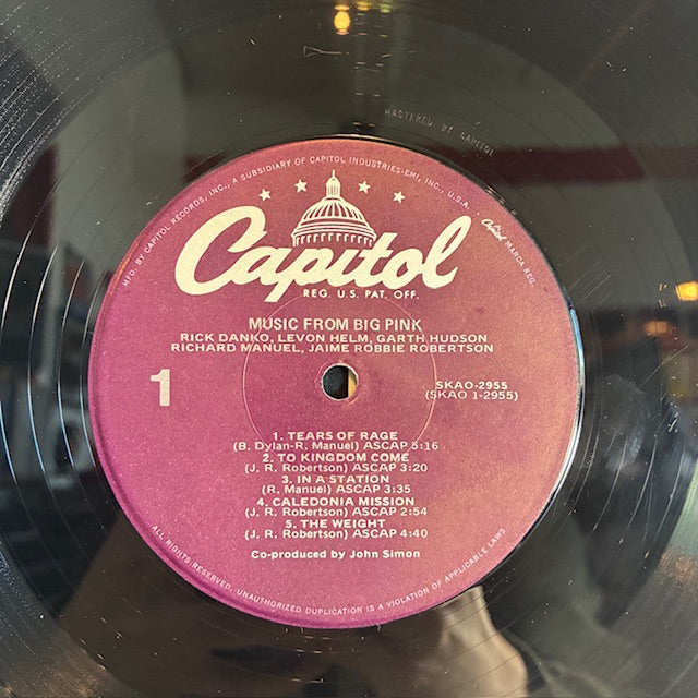 Music From Big Pink (VINYL) | - ROCK / USED *VERY GOOD+*