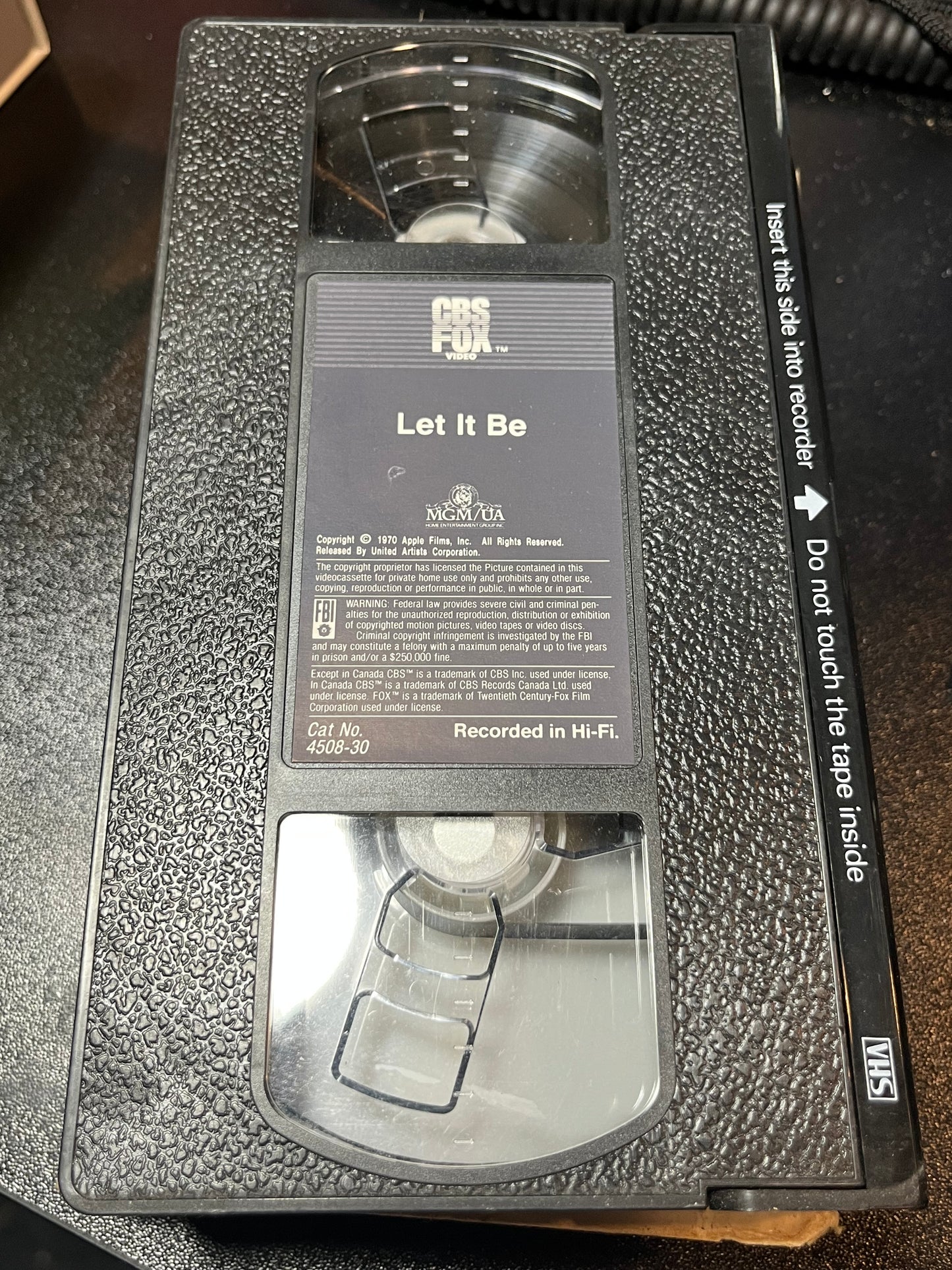 Let It Be (VHS TAPE) | - ROCK / USED *VERY GOOD+*