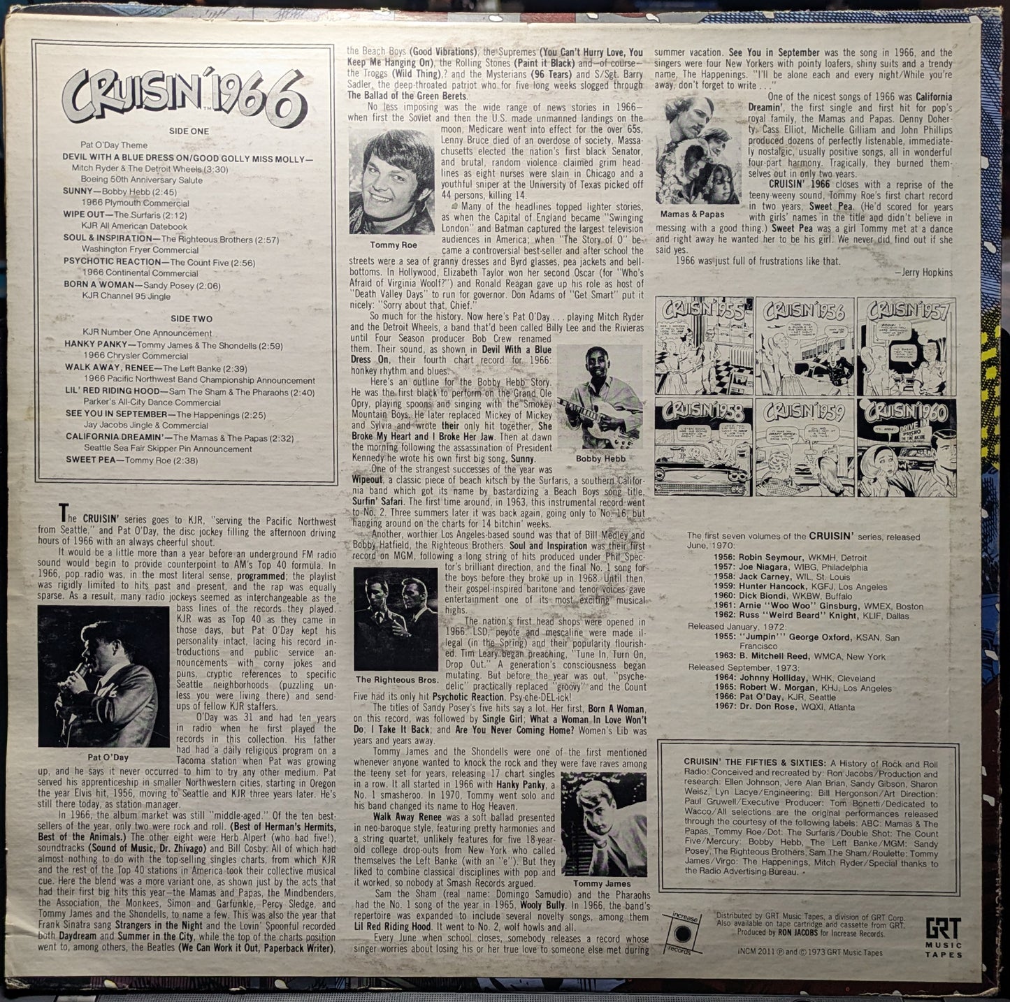 Cruisin' 1966 (VINYL) | Very Good Plus Plus (VG++) Very Good (VG) - ROCK / USED *VERY GOOD++*