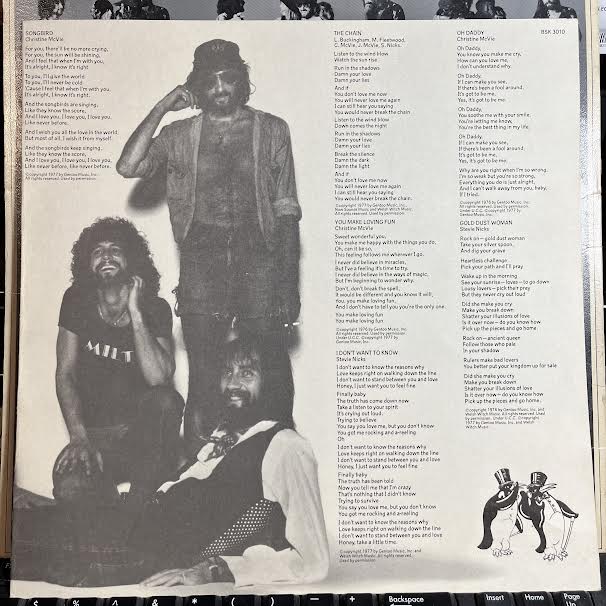 Rumours (VINYL) | Very Good (VG) Excellent (EX) - ROCK / USED *VERY GOOD*