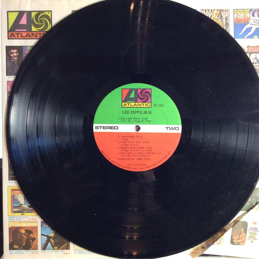 Led Zeppelin III (VINYL) | Very Good (VG) Very Good Plus Plus (VG++) - ROCK / USED *VERY GOOD*