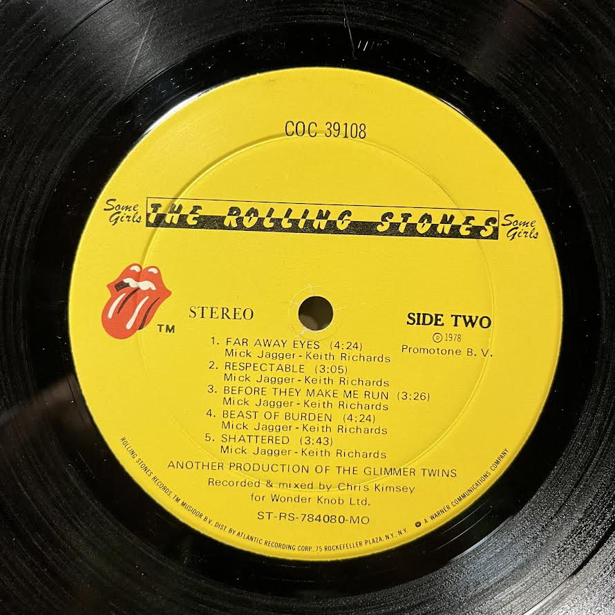Some Girls (VINYL) | Very Good (VG) Excellent+ (EX+) - ROCK / USED *VERY GOOD*