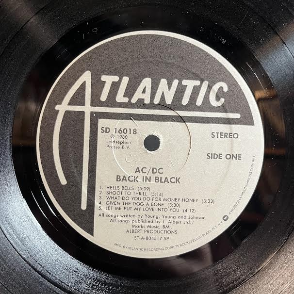 Back In Black (VINYL) | Very Good (VG) Very Good (VG) - ROCK / USED *VERY GOOD*