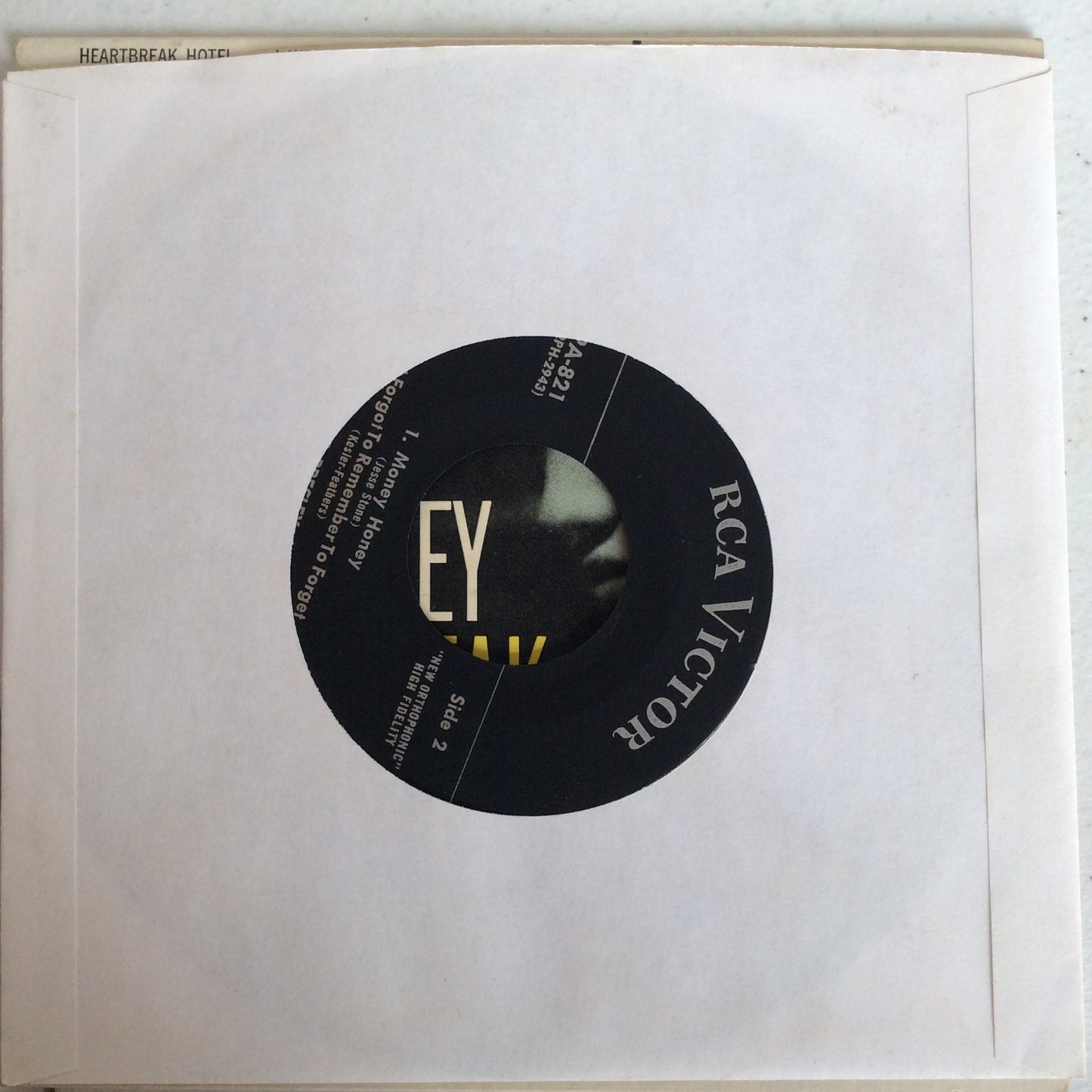 Heartbreak Hotel (7" VINYL) | Very Good (VG) Excellent (EX) - ROCK / USED *VERY GOOD*