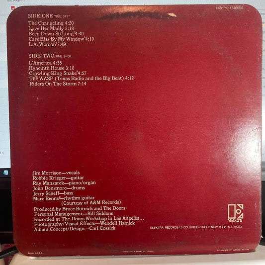 L.A. Woman (VINYL) | Very Good (VG) Very Good Plus (VG+) - ROCK / USED *VERY GOOD*