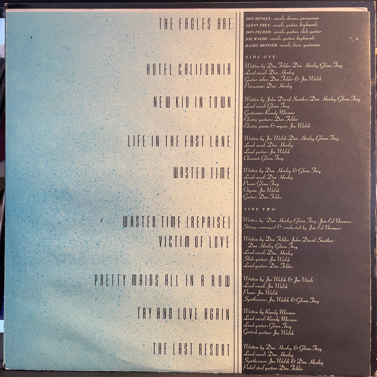 Hotel California (VINYL) | Very Good (VG) Excellent+ (EX+) - ROCK / USED *VERY GOOD*