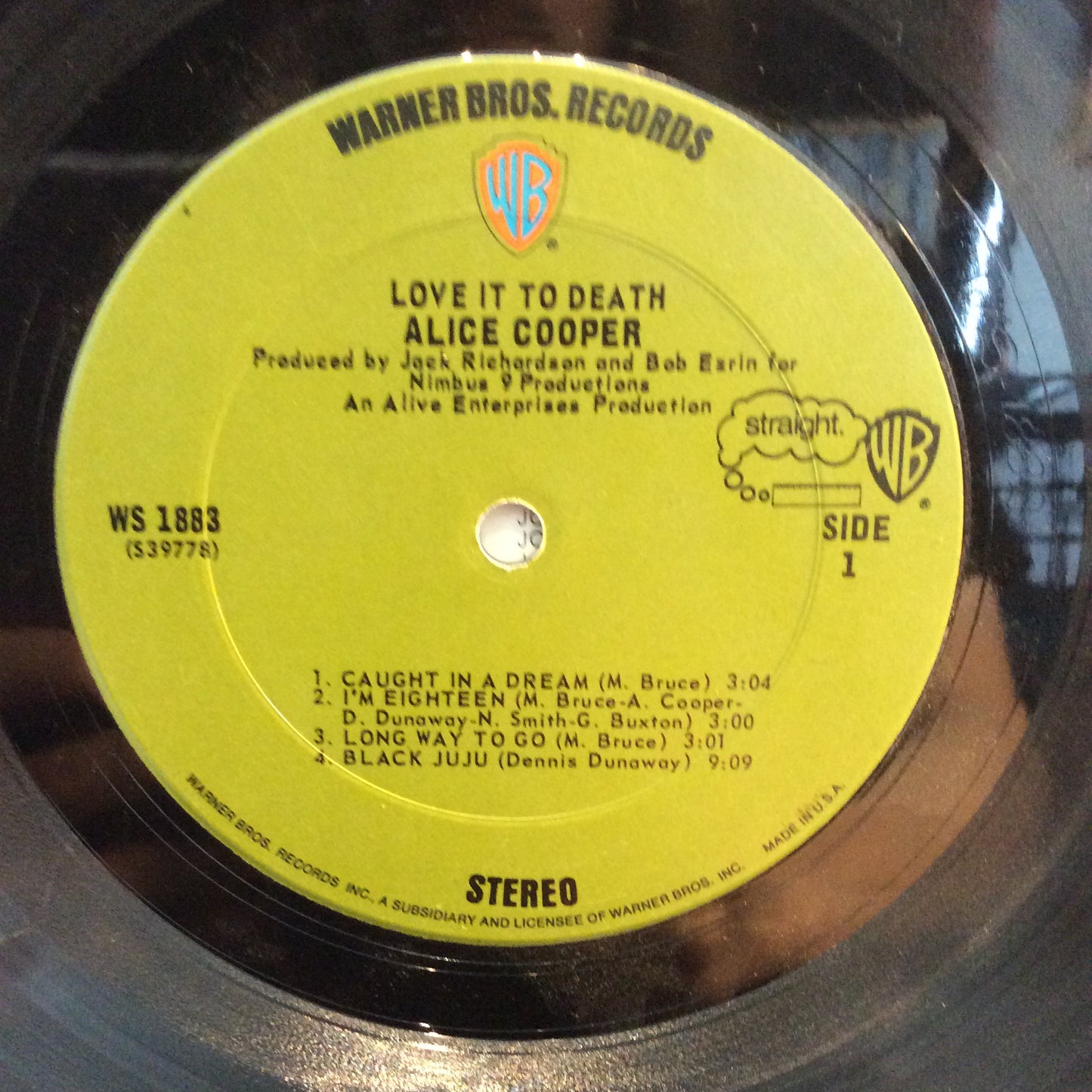 Love It To Death (VINYL) | Very Good (VG) Very Good Plus Plus (VG++) - ROCK / USED *VERY GOOD*