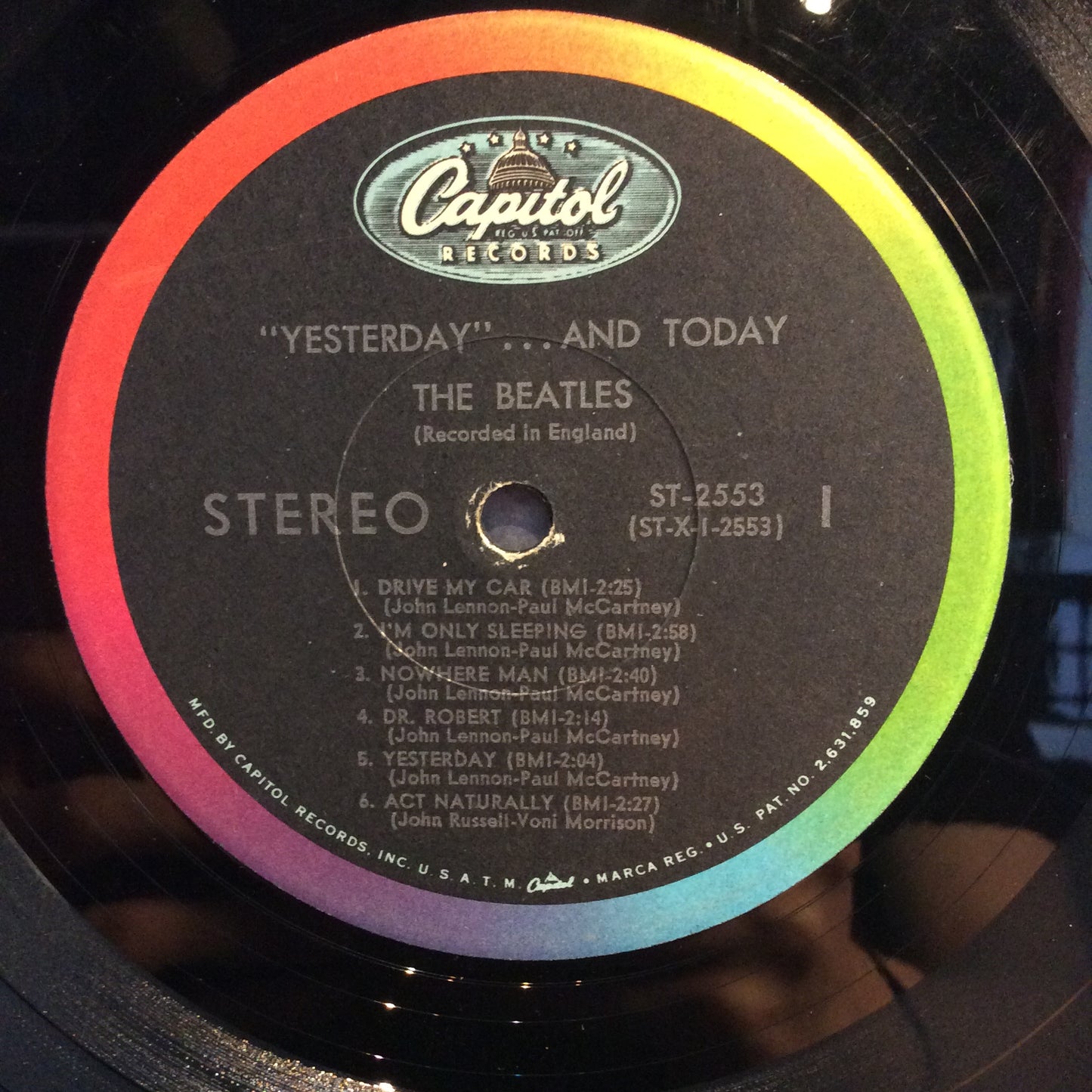 Yesterday And Today (VINYL) | Very Good (VG) Very Good Plus (VG+) - ROCK / USED *VERY GOOD*