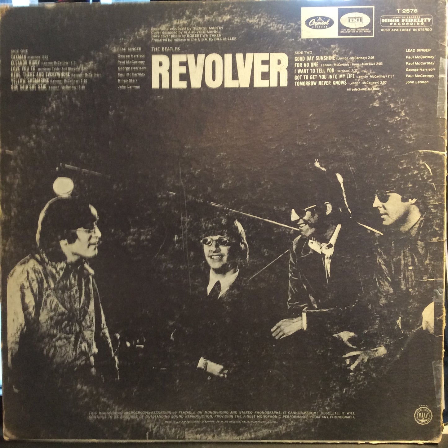 Revolver (VINYL) | Very Good (VG) Very Good (VG) - ROCK / USED *VERY GOOD*