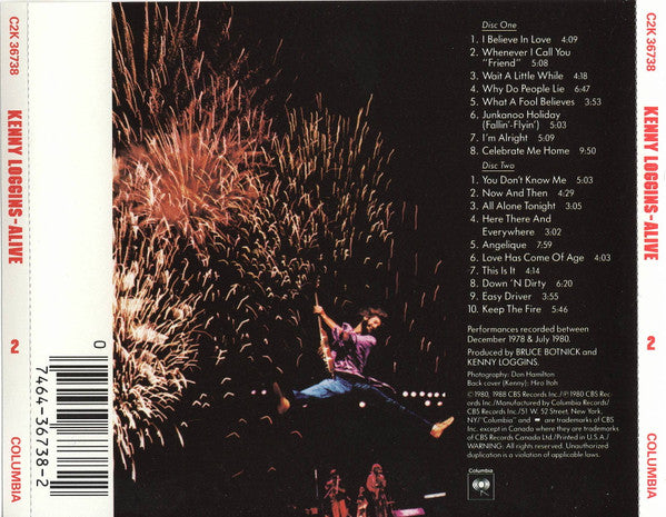 Alive (2xCD) | Excellent (EX) Excellent (EX) - ROCK / USED *VERY GOOD*