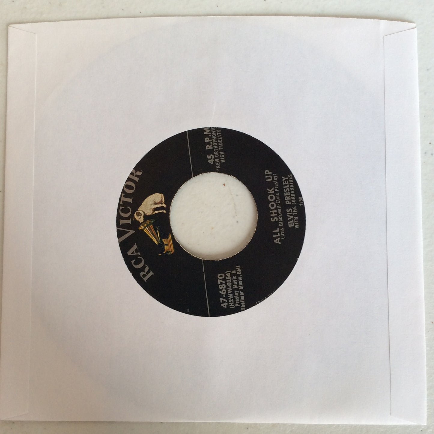 All Shook Up (7" VINYL) | Very Good (VG) Very Good (VG) - ROCK / USED *VERY GOOD*