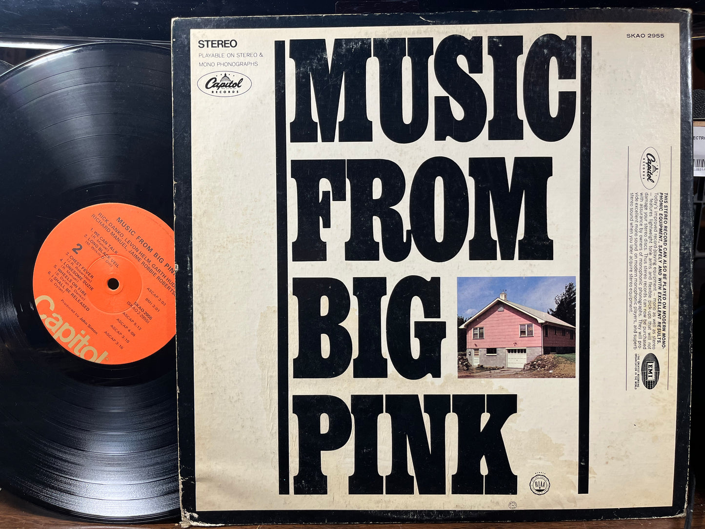 Music From Big Pink (VINYL) | Very Good (VG) Very Good (VG) - ROCK / USED *VERY GOOD*